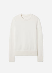 Crew Sweater in Cashmere - Wheat - CO Collections
